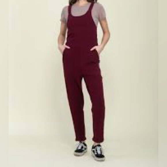 Orb Pants - NWT Orb Kay Brushed jersey jumpsuit overalls Sz S